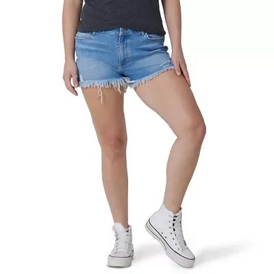 Wrangler Women's Wrangler High-Rise Vintage Cutoff Jean Shorts, Size: 12 Regular, Light Blue