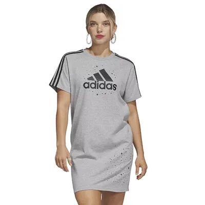 adidas Women's adidas Celestial T-Shirt Dress, Size: Small, Med Grey