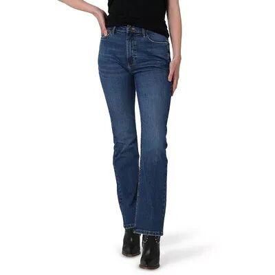 Wrangler Women's Wrangler High-Rise Bootcut Jeans, Size: 12X32, Blue