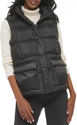 Levi's Women's Levi's Box Quilted Puffer Vest, Size: XL, Black