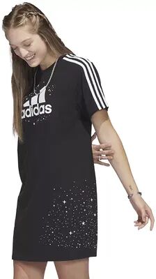 adidas Women's adidas Celestial T-Shirt Dress, Size: XXL, Black