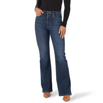 Wrangler Women's Wrangler Stretch Flare Jeans and Corduroy, Size: 6X32, Blue