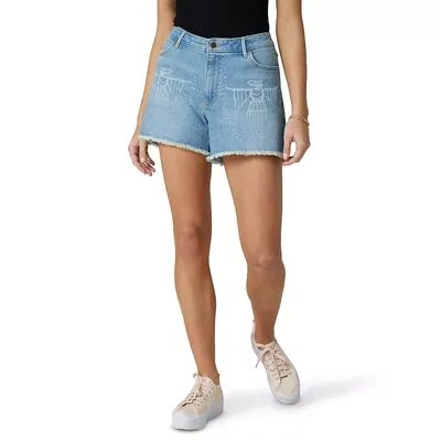 Wrangler Women's Wrangler Denim Shorts, Size: 16 Regular, Light Blue