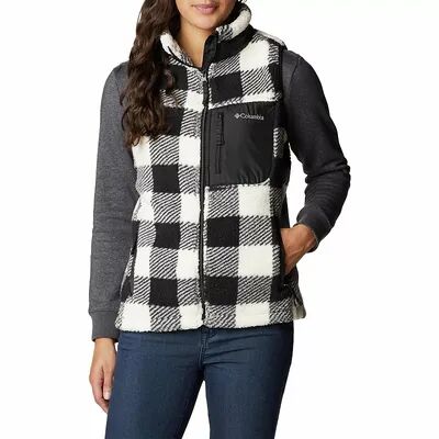 Columbia Women's Columbia West Bend Sherpa Vest, Size: Small, White