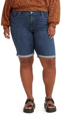 Levi's Plus Size Levi's Shaping Bermuda Shorts, Women's, Size: 22 W, Med Blue