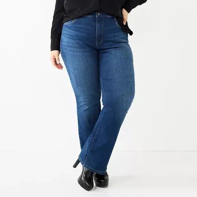 Nine West Plus Size Nine West Slimming Bootcut Jeans, Women's, Size: 18W T/Large, Blue