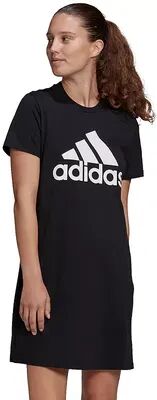 adidas Plus Size adidas Badge of Sport T-Shirt Dress, Women's, Size: 3XL, Black