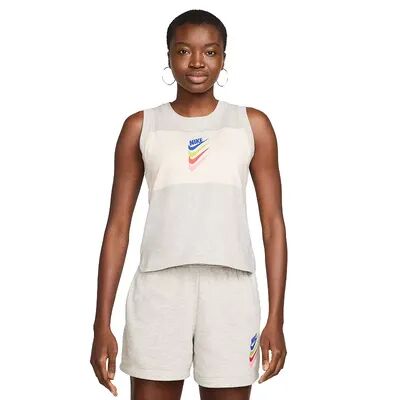Nike Women's Nike DNA Sleeveless Top, Size: Large, Light Grey