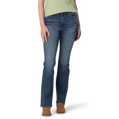 Wrangler Women's Wrangler High-Rise Bootcut Jeans, Size: 12X32, Light Blue