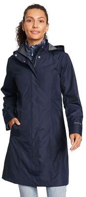 Eddie Bauer Women's Eddie Bauer Girl On The Go Trench Coat, Size: Small, Blue