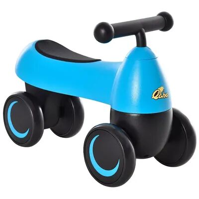Qaba Toddler Sliding Car Ride on Toy Walking Bike No Pedal with 4 Wheels Baby Bicycle Indoor Outdoor First Birthday Gifts for Boys Girls 18 36 months