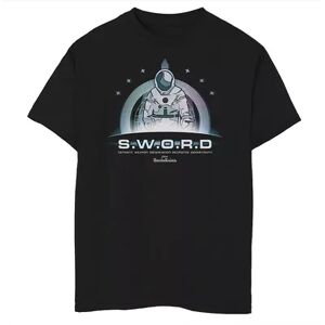 Marvel Boys 8-20 Marvel WandaVision S.W.O.R.D. Space Suit Logo Graphic Tee, Boy's, Size: XL, Black