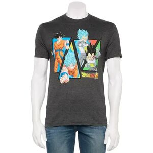 Licensed Character Men's Dragon Ball Z Graphic Tee, Size: Medium, Grey