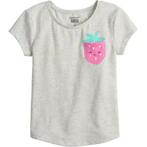 Jumping Beans Toddler Girl Jumping Beans Pocket Tee, Toddler Girl's, Size: 2T, Light Grey