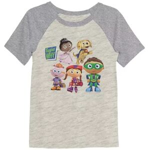 Jumping Beans Toddler Boy Jumping Beans Super Why Short Raglan Sleeve Graphic Tee, Toddler Boy's, Size: 2T, Natural