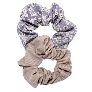 Sonoma Goods For Life 2-Piece Scrunchie Set, Purple