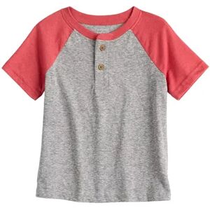 Jumping Beans Toddler Boy Jumping Beans Raglan Henley Top, Toddler Boy's, Size: 2T, Med Red