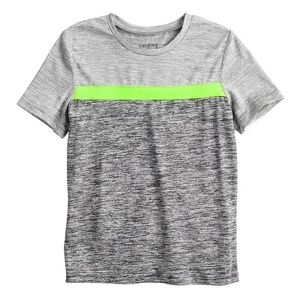 Jumping Beans Boys 4-8 Jumping Beans Striped Active Tee, Boy's, Light Grey