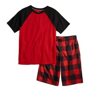 Sonoma Goods For Life Boys 5-16 Sonoma Goods For Life Top & Shorts Pajama Set, Boy's, Size: 10-12HUSKY, Med Pink