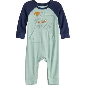 Disney s Dumbo Baby Boy Raglan Jumpsuit by Jumping Beans , Infant Boy's, Size: 3 Months, Lt Green