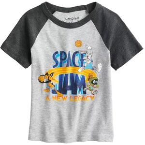 Jumping Beans Toddler Boy Jumping Beans Space Jam Raglan Graphic Tee, Toddler Boy's, Size: 2T, Grey