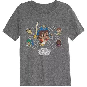 Jumping Beans Baby Boy Jumping Beans Santiago of the Seas Ship's Wheel Graphic Tee, Boy's, Size: 2T, Dark Grey