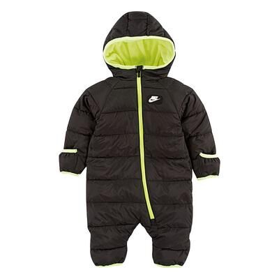 Nike Baby Boy Nike Hooded Puffer Snowsuit Coverall, Infant Boy's, Size: 3 Months, Grey