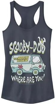 Licensed Character Juniors' Scooby-Doo Where Are You Ghost Mystery Machine Tank, Girl's, Size: XL, Purple