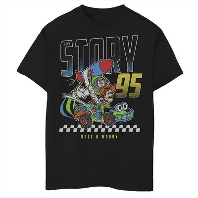 Disney / Pixar's Toy Story Boys 8-20 Fast RC Car Graphic Tee, Boy's, Size: Small, Black