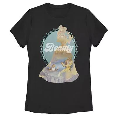 Licensed Character Juniors' Disney Beauty & The Beast Enchanted Dance Tee, Girl's, Size: Small, Black