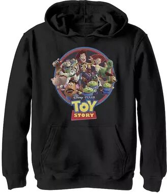 Disney / Pixar's Toy Story Boys 8-20 Woody Jessie Buzz And The Gang Graphic Fleece Hoodie, Boy's, Size: Medium, Black