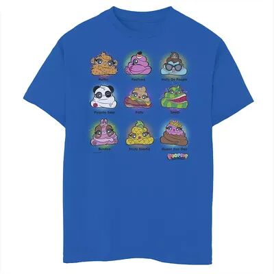 Licensed Character Boys 8-20 Poopsie Slime Surprise Group Shot Airbrush Graphic Tee, Boy's, Size: Large, Blue