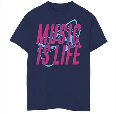 Disney / Pixar's Soul Boys 8-20 Joe Music Is Life Overlay Graphic Tee, Boy's, Size: Small, Blue