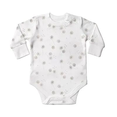 goumi Baby Girl goumi Organic Cotton Blend Long-Sleeve Bodysuit, Infant Girl's, Size: 0-3 Months, White