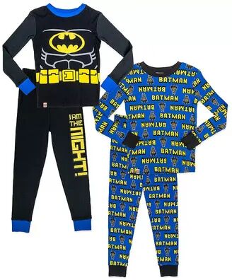 Licensed Character Boys 4-10 Lego Batman Tops & Bottoms Pajama Set, Boy's, Black