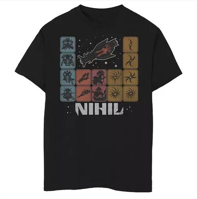 Star Wars Boys 8-20 Star Wars The High Republic Nihil Portrait Panels Graphic Tee, Boy's, Size: XS, Black