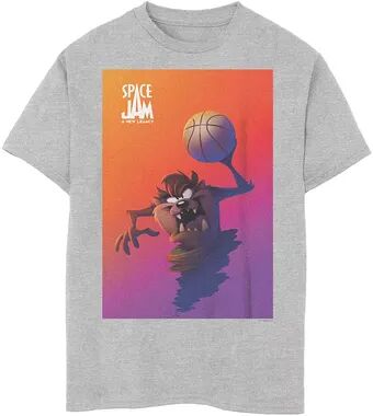 Licensed Character Boys 8-20 Space Jam 2 Taz Poster Tee, Boy's, Size: XL, Grey