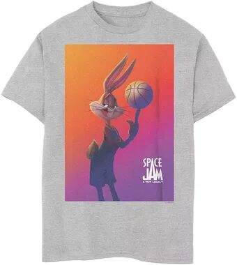 Licensed Character Boys 8-20 Space Jam 2 Bugs Bunny Poster Tee, Boy's, Size: XS, Grey