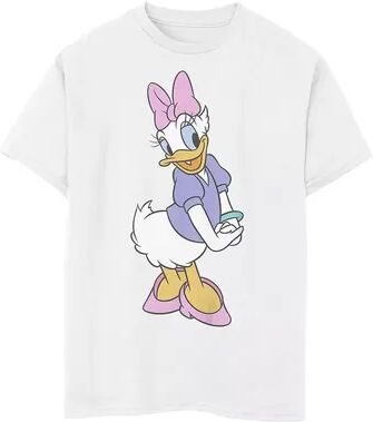 Disney s Daisy Duck Boys 8-20 Traditional Pose Graphic Tee, Boy's, Size: XS, White