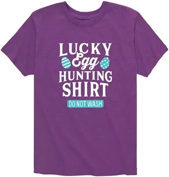 Licensed Character Boys 8-20 Lucky Egg Hunting Shirt Graphic Tee, Boy's, Size: Large, Purple