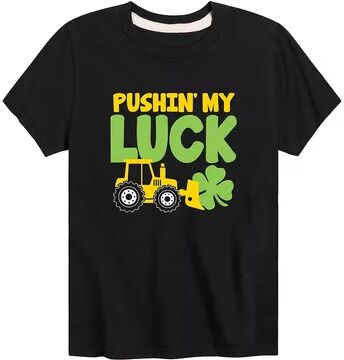 Licensed Character Boys 8-20 Construction Pushin My Luck Graphic Tee, Boy's, Size: XL, Black