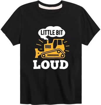 Licensed Character Boys 8-20 Construction Little Bit Loud Graphic Tee, Boy's, Size: Medium, Black