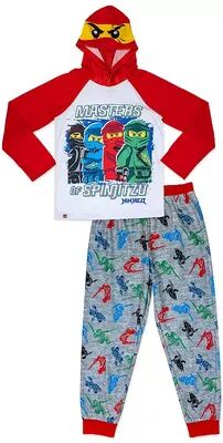 Licensed Character Boys 4-12 Lego Ninjago Tops & Bottoms Pajama Set, Boy's, Size: 10-12, Red