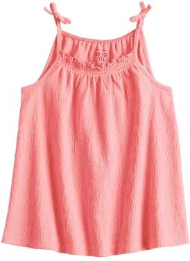 Jumping Beans Toddler Girl Jumping Beans Bow Shoulder Strappy Swing Tank Top, Toddler Girl's, Size: 5T, Light Pink