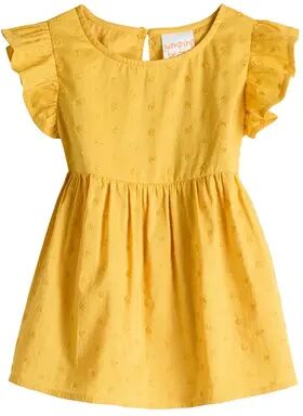 Jumping Beans Toddler Girl Jumping Beans Flutter Sleeve Baby Doll Top, Toddler Girl's, Size: 12 Months, Gold