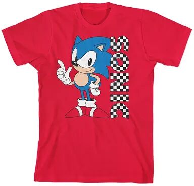 Licensed Character Boys 8-20 Sonic the Hedgehog Video Game Character Graphic Tee, Boy's, Size: Small, Grey