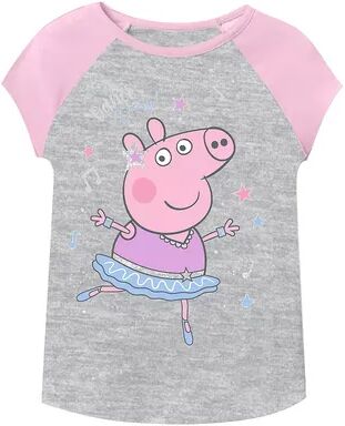 Jumping Beans Girls 4-12 Jumping Beans Dance Peppa Pig Graphic tee, Girl's, Size: 10, Grey