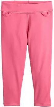 Jumping Beans Girls 4-12 Jumping Beans Adaptive Easy Dressing, Sensory Friendly and Diaper Friendly Active Leggings, Girl's, Size: 6X, Med Pink