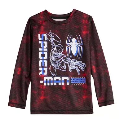 Jumping Beans Boys 4-12 Jumping Beans Marvel Spider-Man Tie Dye Long Sleeve Graphic Tee, Boy's, Size: 6, Brt Red
