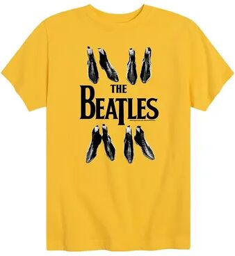 Licensed Character Boys 8-20 The Beatles Shoes Graphic Tee, Boy's, Size: Large, Yellow